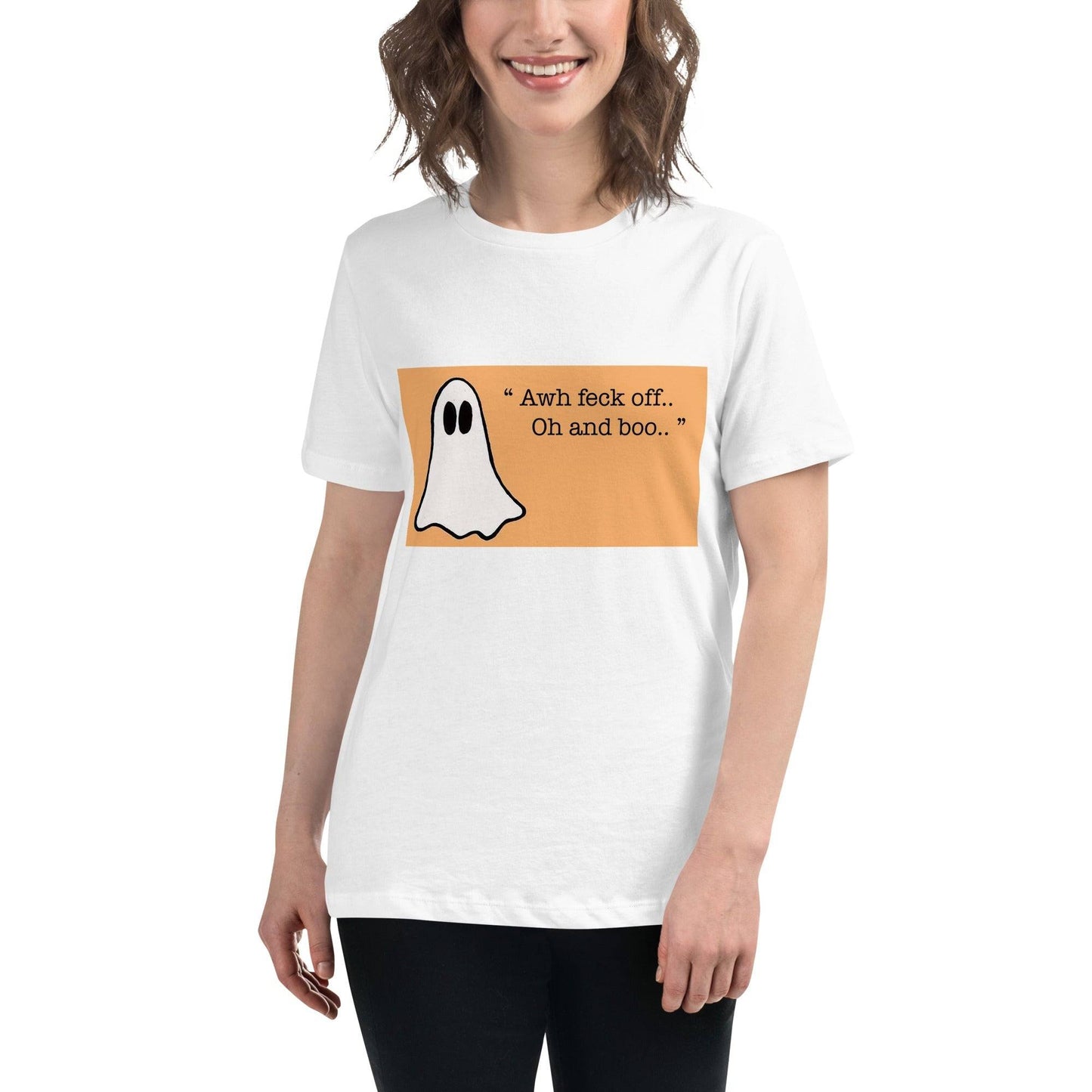 Get Your Hilarious Irish Ghost FECK OFF T-Shirt - The Little Market Shop