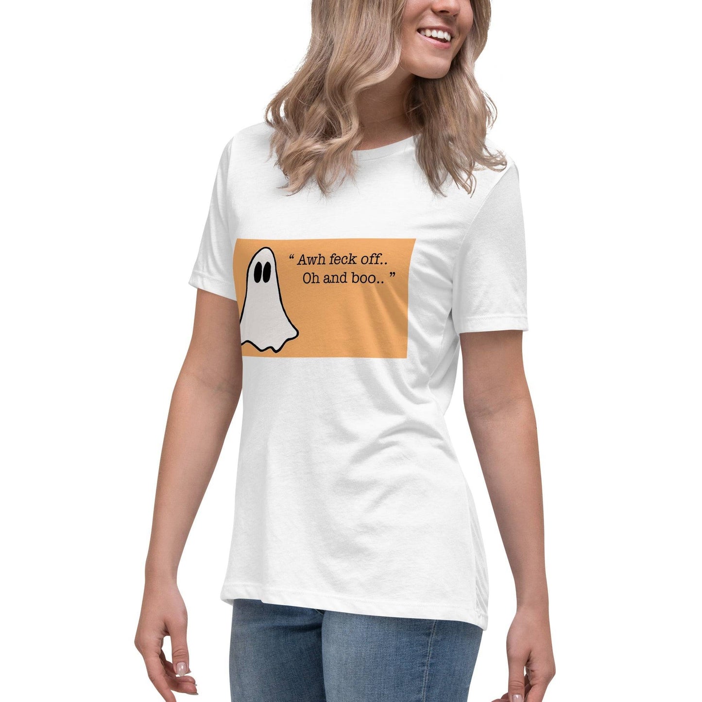Get Your Hilarious Irish Ghost FECK OFF T-Shirt - The Little Market Shop