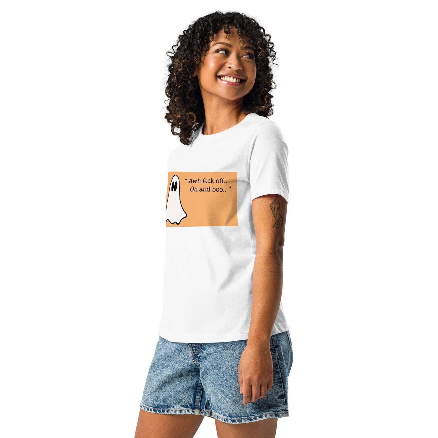 Get Your Hilarious Irish Ghost FECK OFF T-Shirt - The Little Market Shop