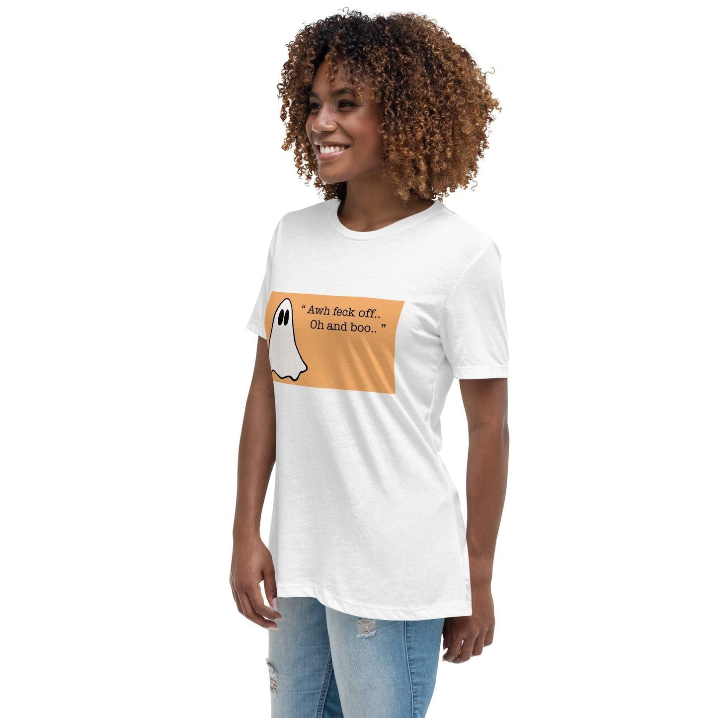 Get Your Hilarious Irish Ghost FECK OFF T-Shirt - The Little Market Shop