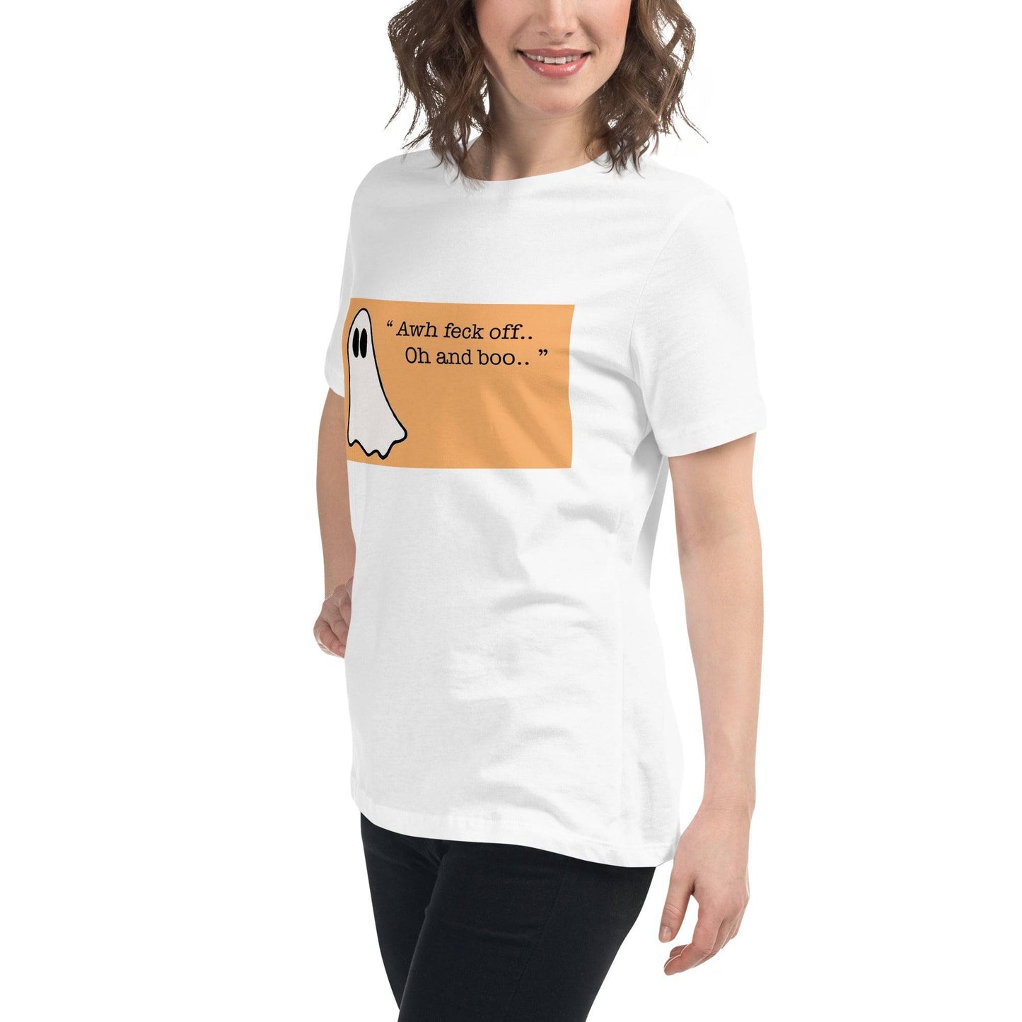 Get Your Hilarious Irish Ghost FECK OFF T-Shirt - The Little Market Shop