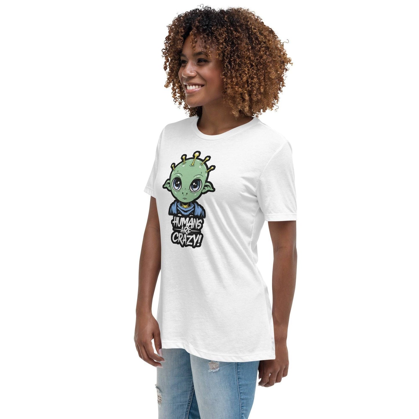 Humans are crazy Women's Relaxed T-Shirt - The Little Market Shop