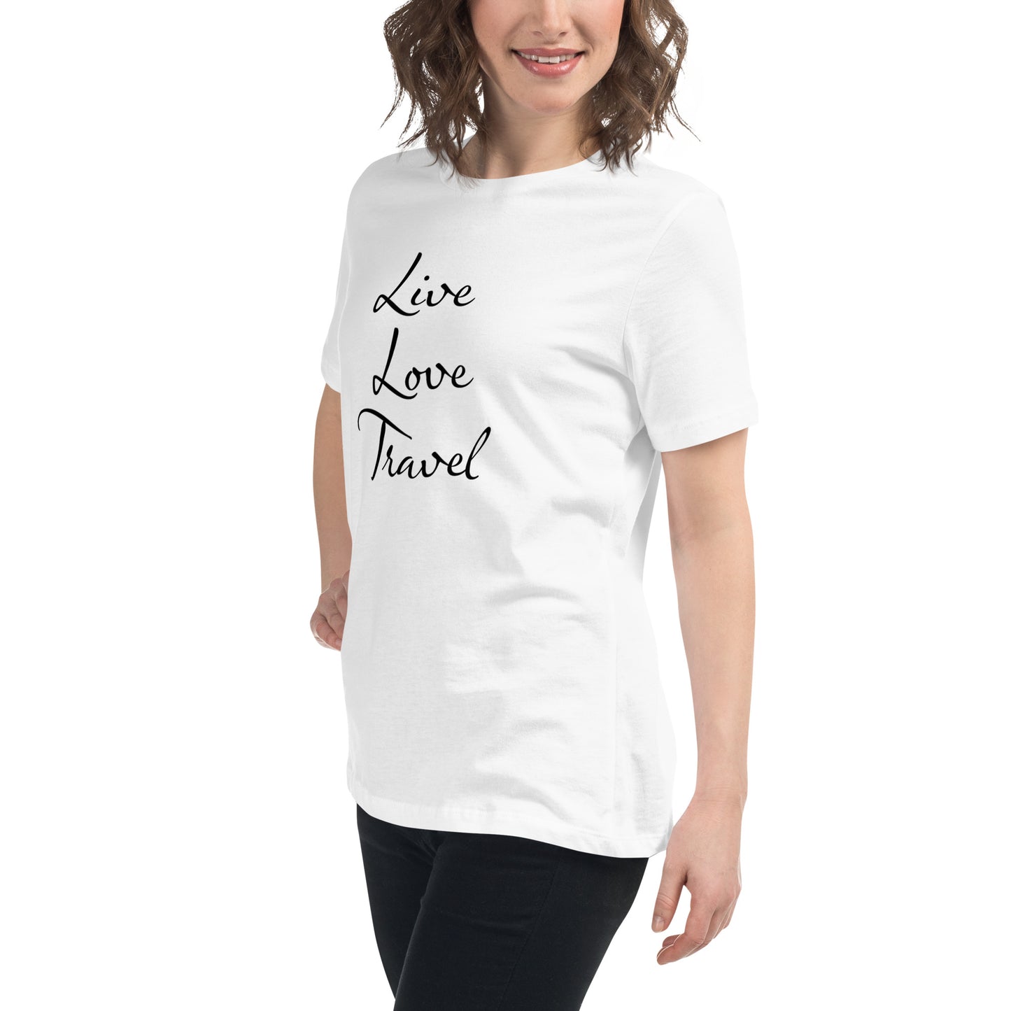 Live Love Travel - Women's Relaxed T-Shirt - The Little Market Shop