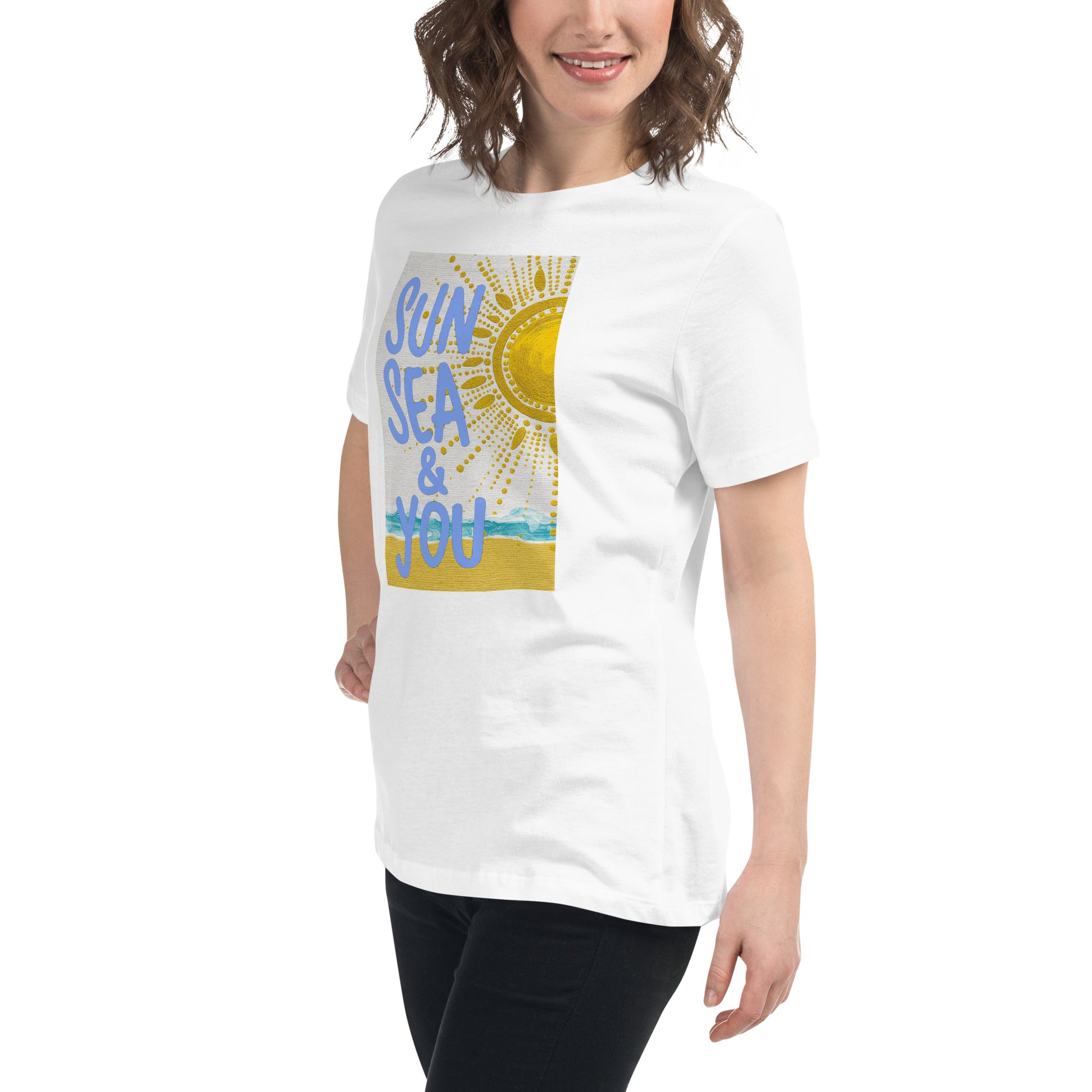 Sun Sea & You Women's Relaxed T-Shirt - The Little Market Shop