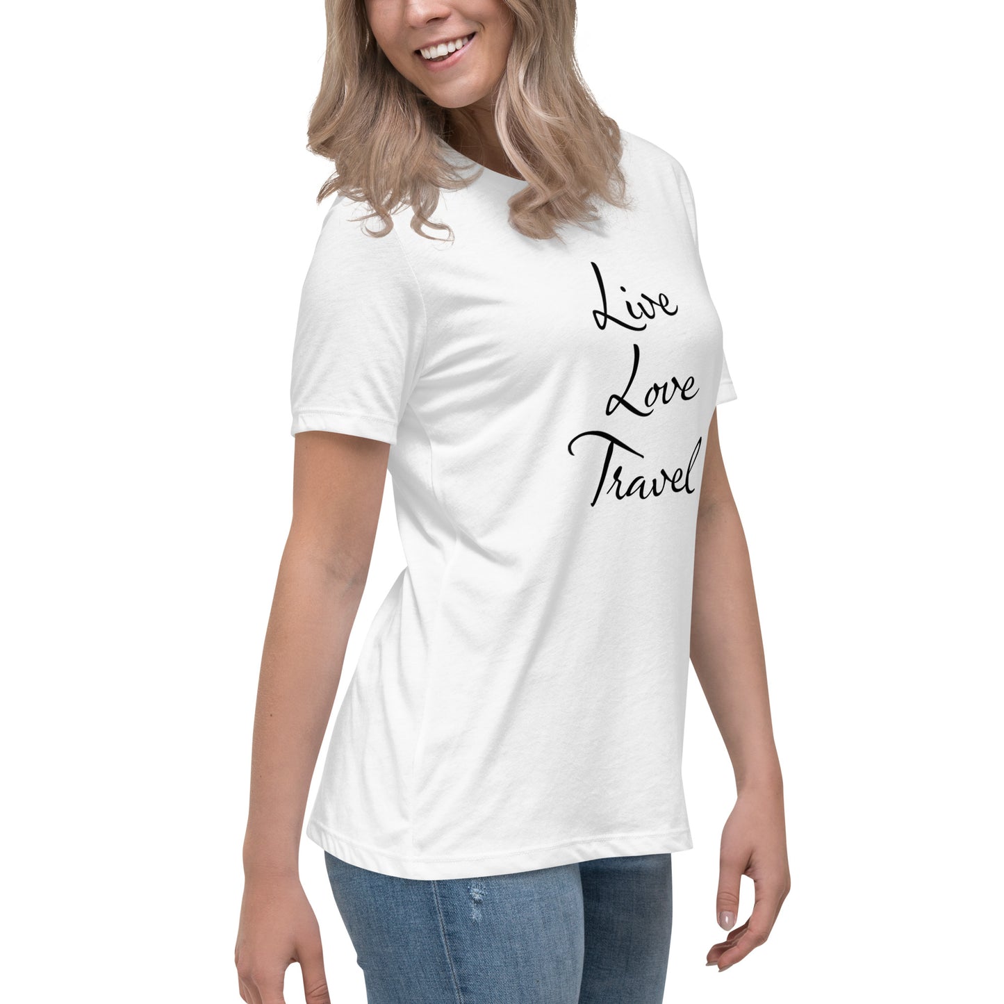 Live Love Travel - Women's Relaxed T-Shirt - The Little Market Shop
