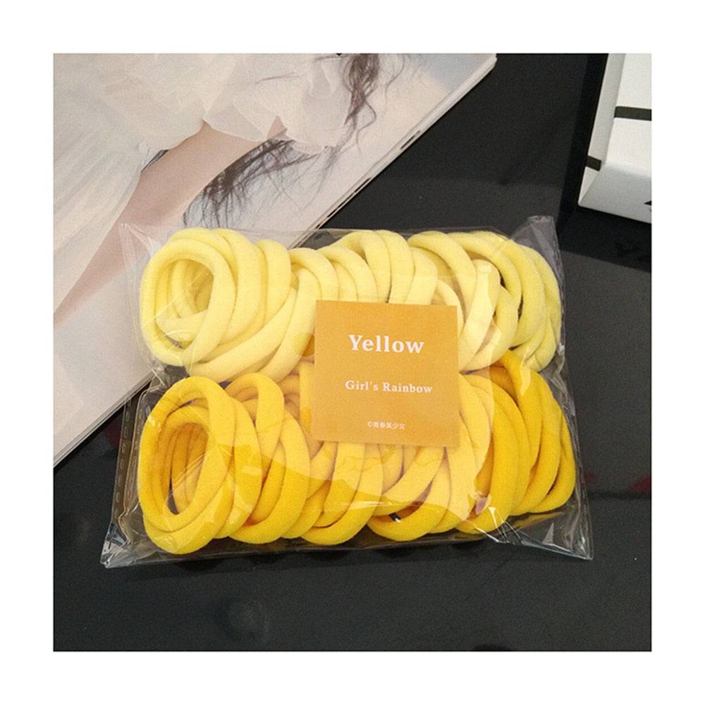 Premium Elastic Hair Bands: Versatile Stylish Hair Accessories 50Pcs FREE SHIPPING - The Little Market Shop