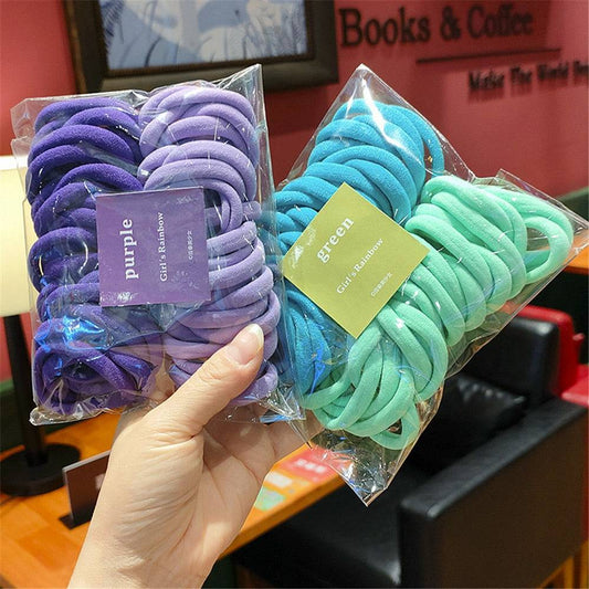 Premium Elastic Hair Bands: Versatile Stylish Hair Accessories 50Pcs FREE SHIPPING - The Little Market Shop