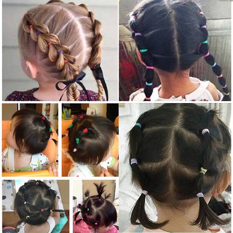 Elastic Hair Bands Bulk Pack: 1000/2000 Pcs for Women and Girls' Ponytail Ties FREE SHIPPING - The Little Market Shop