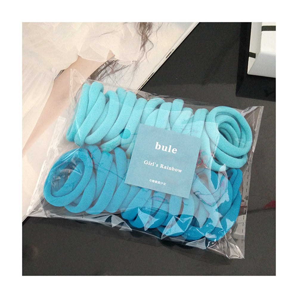 Premium Elastic Hair Bands: Versatile Stylish Hair Accessories 50Pcs FREE SHIPPING - The Little Market Shop