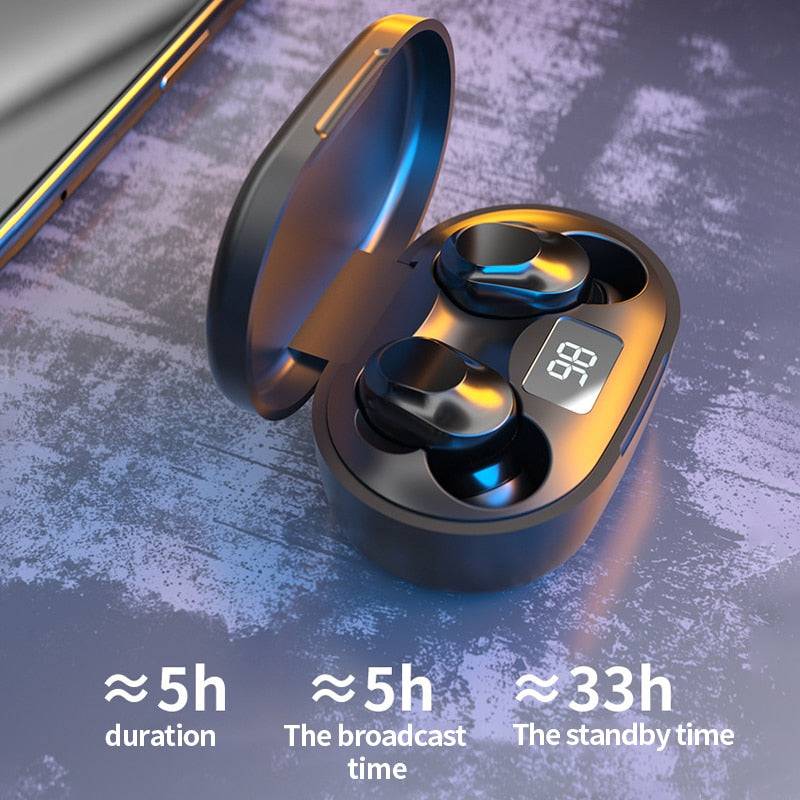 Wireless Bluetooth Earphones Noise Reduction Touch Control Music With Mic XT91 TWS - The Little Market Shop