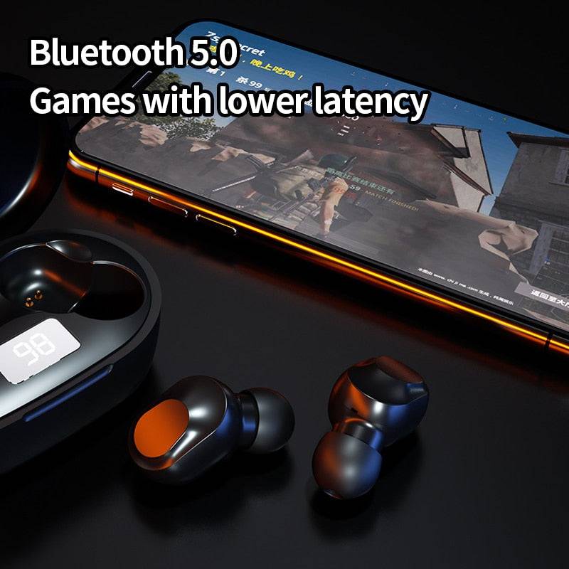 Wireless Bluetooth Earphones Noise Reduction Touch Control Music With Mic XT91 TWS - The Little Market Shop