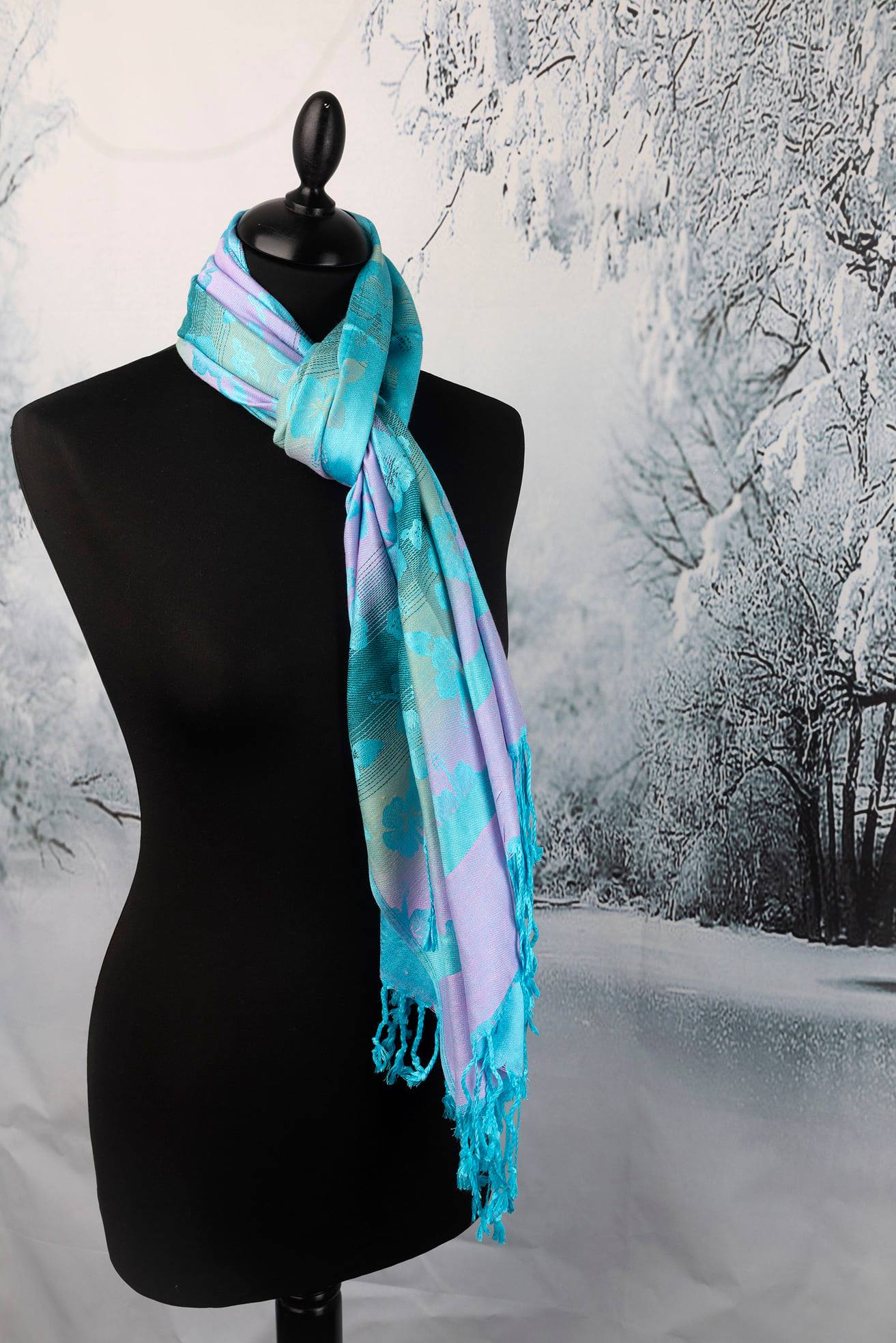 Wrap in Warmth and Style with this Cashmere Shawl Women's Winter Scarf FREE SHIPPING - The Little Market Shop