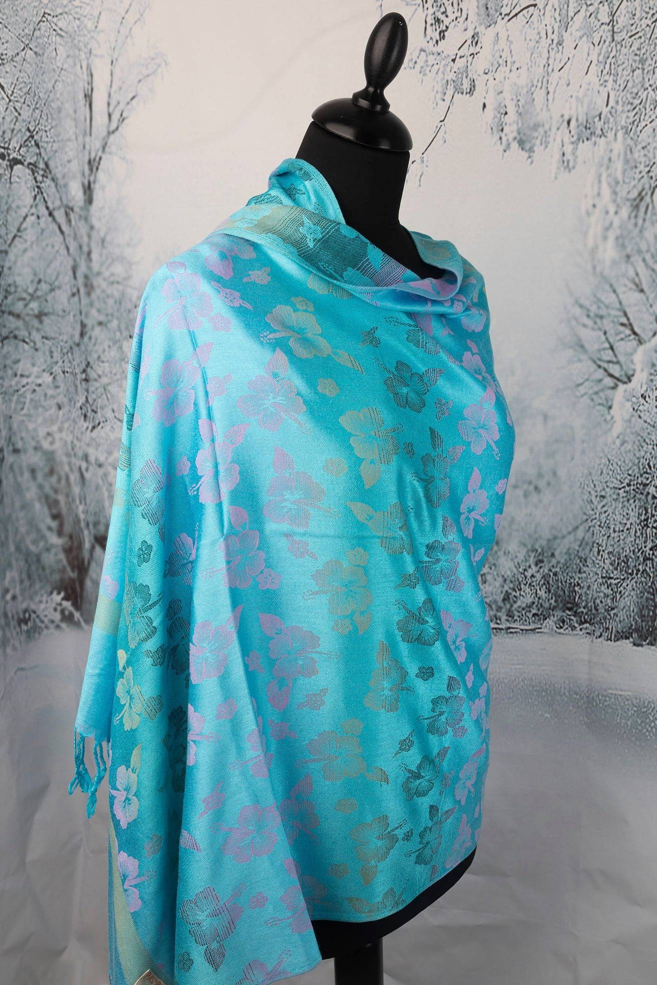 Wrap in Warmth and Style with this Cashmere Shawl Women's Winter Scarf FREE SHIPPING - The Little Market Shop