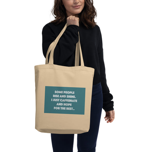 Coffee Inspired Eco Tote Bag Elevate Your Style with Caffeine Chic - The Little Market Shop