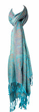Load image into Gallery viewer, Paisley Pashmina shawl
