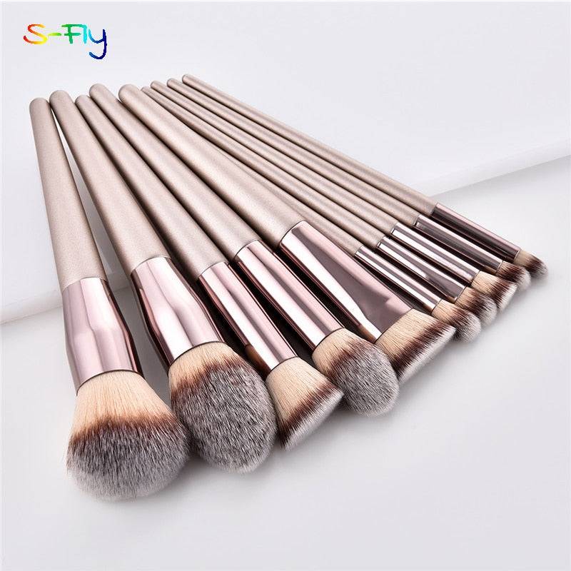 Makeup Brushes Sets for Flawless Blending Contouring Professional Cosmetic Tools for a Perfect Finish FREE POSTAGE - The Little Market Shop