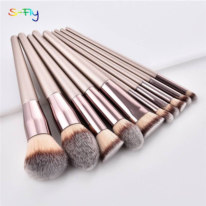 Makeup Brushes Sets for Flawless Blending Contouring Professional Cosmetic Tools for a Perfect Finish FREE POSTAGE - The Little Market Shop
