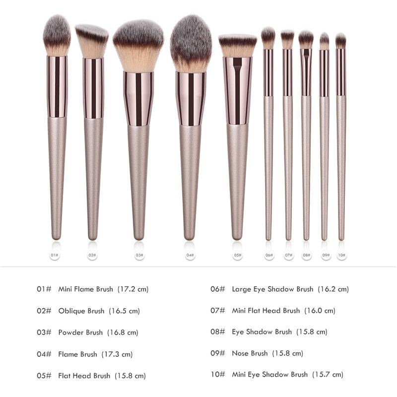 Makeup Brushes Sets for Flawless Blending Contouring Professional Cosmetic Tools for a Perfect Finish FREE POSTAGE - The Little Market Shop