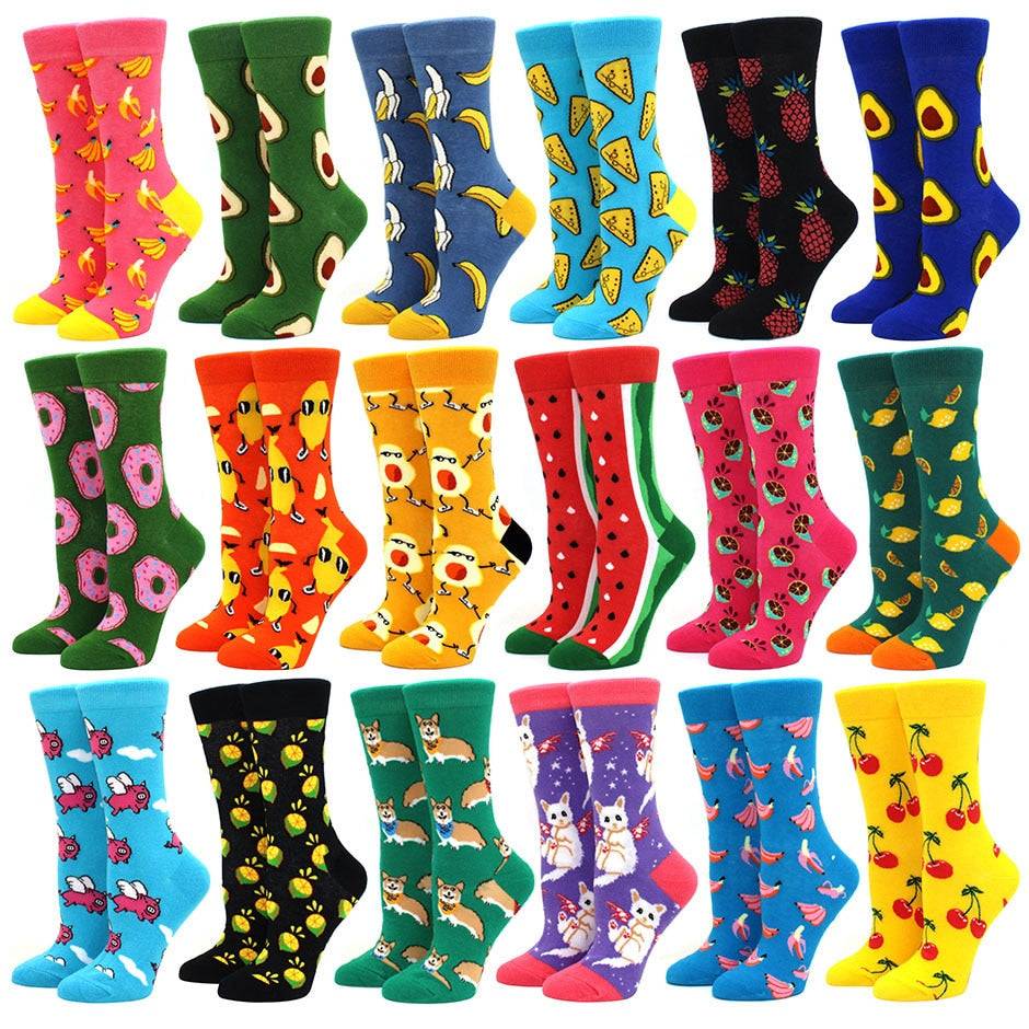 Women's Novelty Socks Fun and Fashionable Comfortable Ladies Socks with Personality FREE SHIPPING - The Little Market Shop