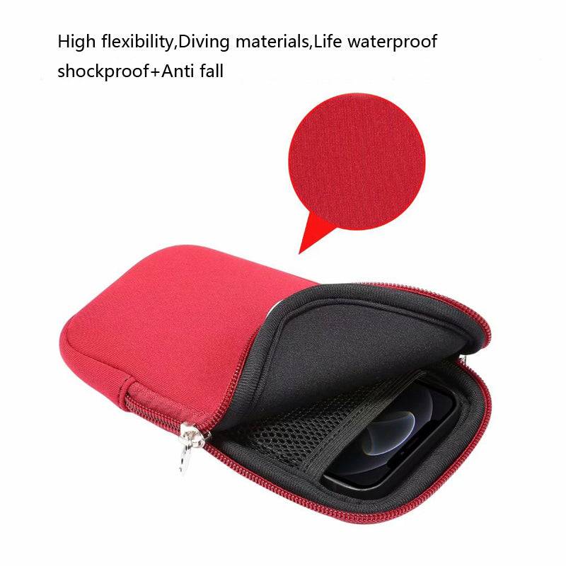 Waterproof Mobile Phone Bag Pouch for iPhone Samsung Huawei Xiaomi Shockproof Mobile Phone Case with Shoulder StrapUniversal 4.7-7.2 inch - The Little Market Shop