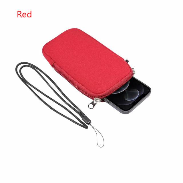 Waterproof Mobile Phone Bag Pouch for iPhone Samsung Huawei Xiaomi Shockproof Mobile Phone Case with Shoulder StrapUniversal 4.7-7.2 inch - The Little Market Shop