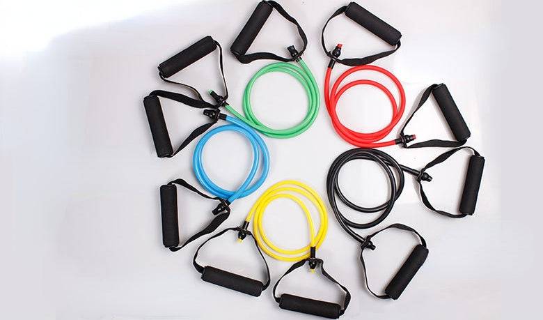 Resistance Bands with Handles - for Home Workouts and Strength Training - The Little Market Shop