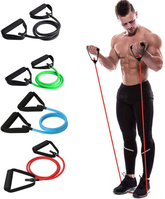 Resistance Bands with Handles - for Home Workouts and Strength Training - The Little Market Shop