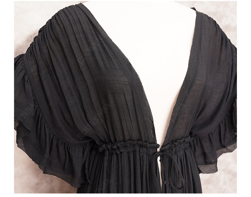 Stay Stylish on the Shore: Women's Casual Tunic Beach Dress for Effortless Summer Chic - The Little Market Shop