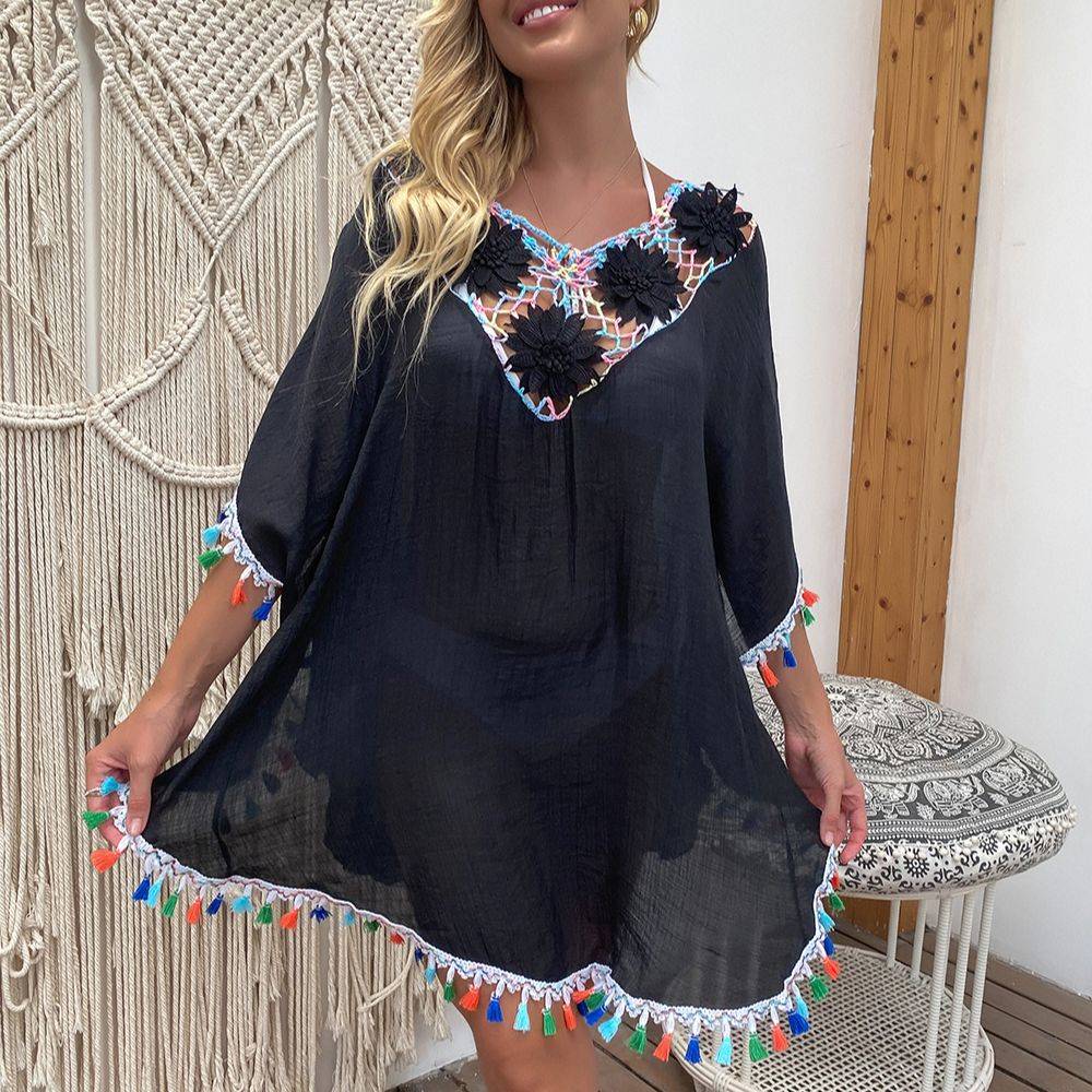 Women's Beach Bikini Cover Up - Womens Beachwear Cover Up - The Little Market Shop