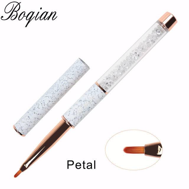 Marbled Nail Brushes For Manicure , Acrylic , Gel Extension Pen Nail Polish Painting Drawing Brush - The Little Market Shop