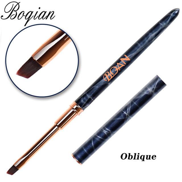 Marbled Nail Brushes For Manicure , Acrylic , Gel Extension Pen Nail Polish Painting Drawing Brush - The Little Market Shop