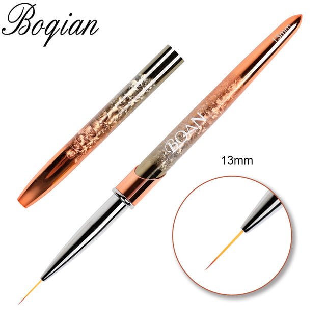 Marbled Nail Brushes For Manicure , Acrylic , Gel Extension Pen Nail Polish Painting Drawing Brush - The Little Market Shop