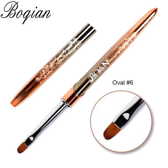 Marbled Nail Brushes For Manicure , Acrylic , Gel Extension Pen Nail Polish Painting Drawing Brush - The Little Market Shop