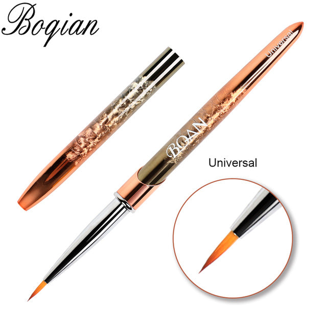 Marbled Nail Brushes  For Manicure , Acrylic , Gel Extension Pen Nail Polish Painting Drawing Brush