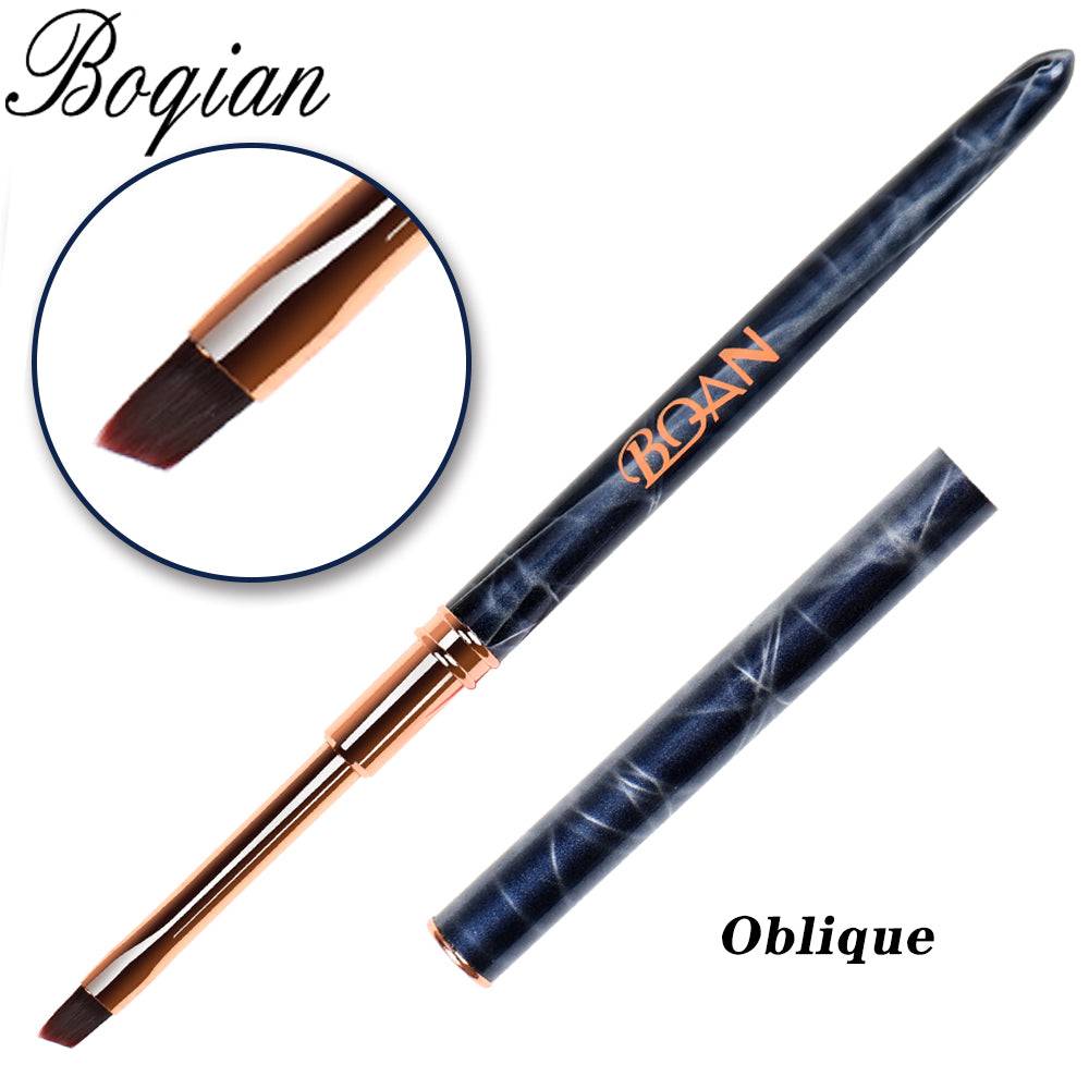 Marbled Nail Brushes For Manicure , Acrylic , Gel Extension Pen Nail Polish Painting Drawing Brush - The Little Market Shop