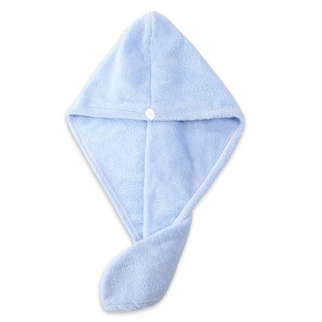 Women Microfibre Hair Towel - Fast Drying Microfibre Towel Cap Wrap - The Little Market Shop