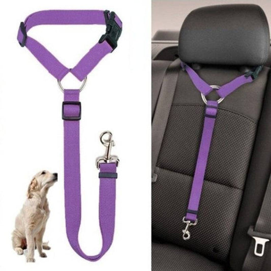 Pet Car Seat Belt - BackSeat Safety Belt Adjustable protect your pet - The Little Market Shop