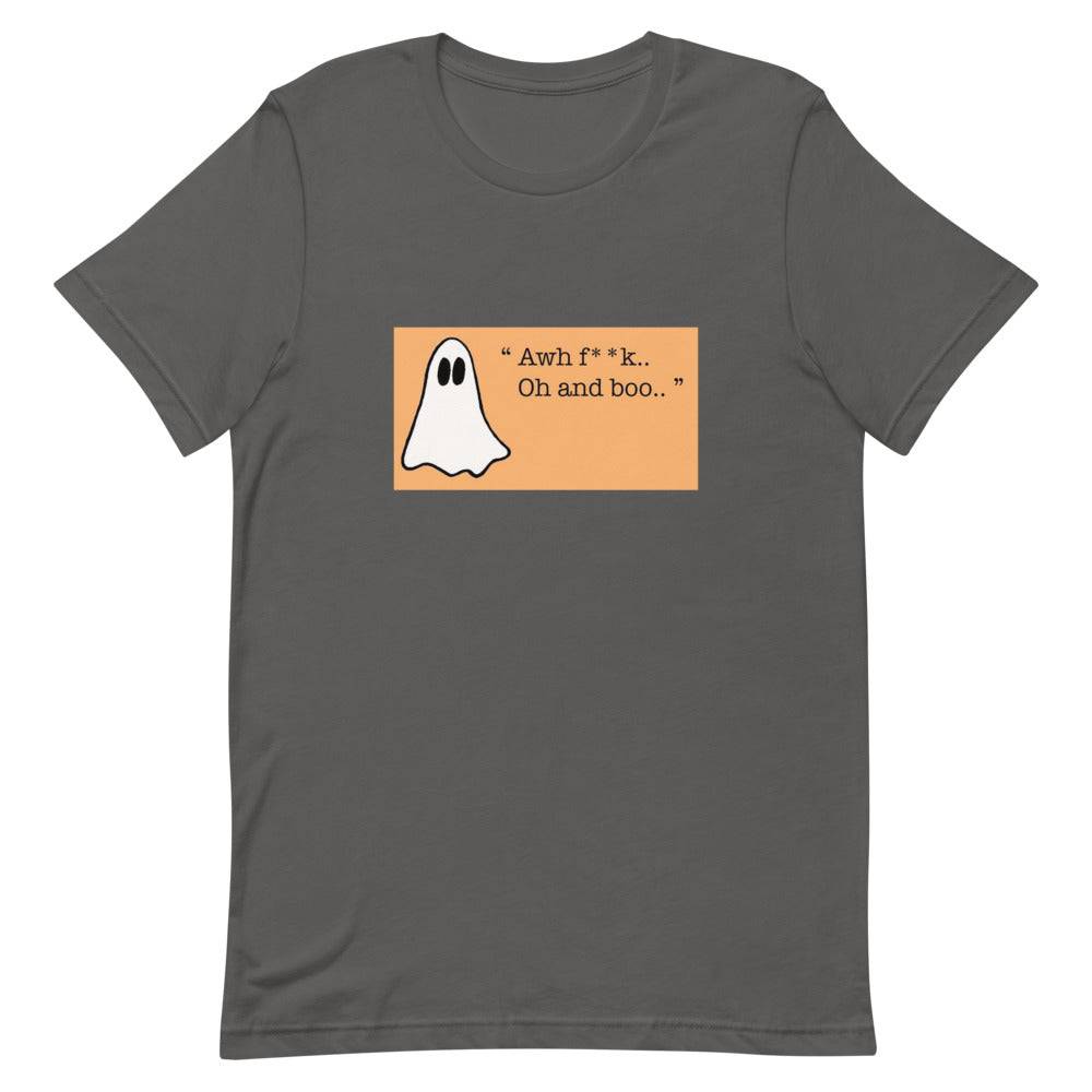 Our Ghost T-Shirt Design Scares Up a Good Laugh Short-sleeve unisex t-shirt - The Little Market Shop