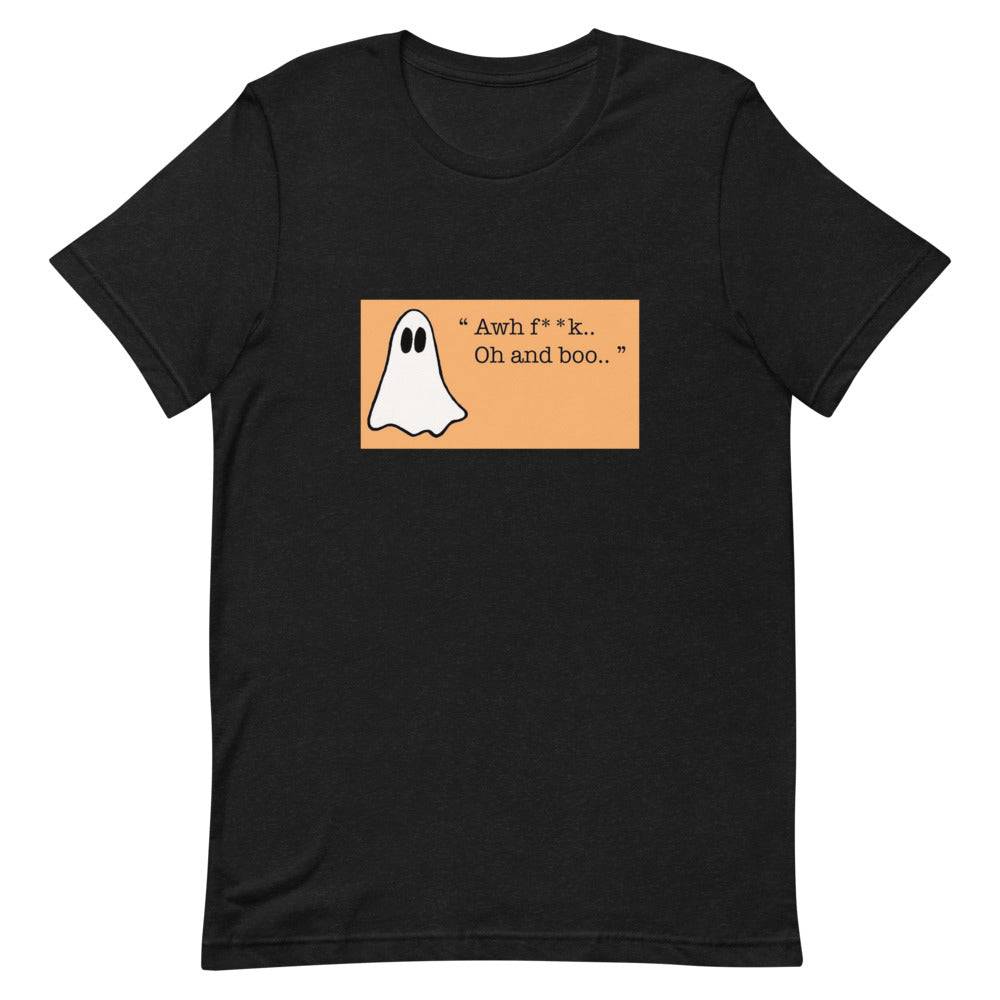 Our Ghost T-Shirt Design Scares Up a Good Laugh Short-sleeve unisex t-shirt - The Little Market Shop