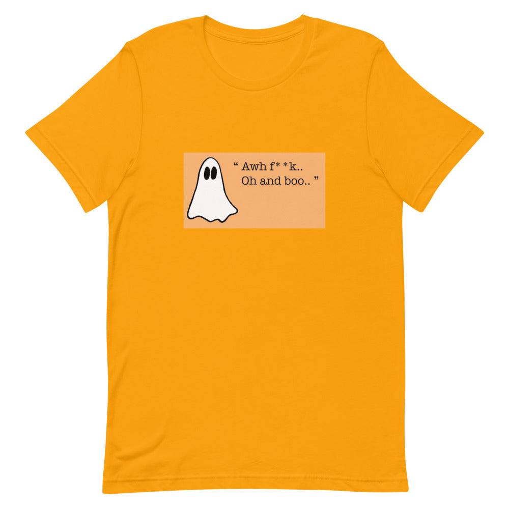 Our Ghost T-Shirt Design Scares Up a Good Laugh Short-sleeve unisex t-shirt - The Little Market Shop