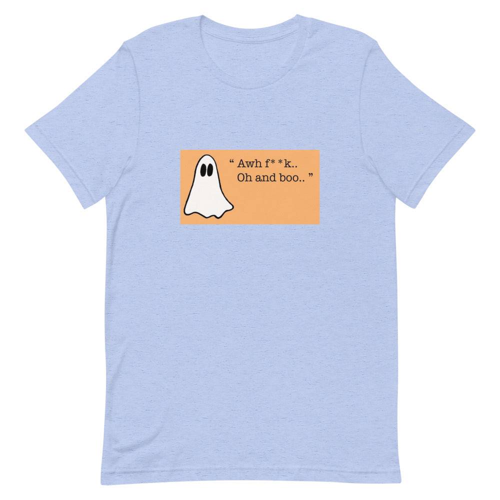 Our Ghost T-Shirt Design Scares Up a Good Laugh Short-sleeve unisex t-shirt - The Little Market Shop