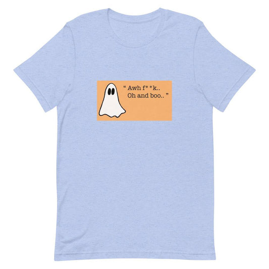 Our Ghost T-Shirt Design Scares Up a Good Laugh Short-sleeve unisex t-shirt - The Little Market Shop