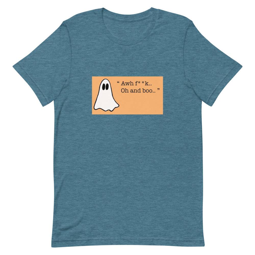 Our Ghost T-Shirt Design Scares Up a Good Laugh Short-sleeve unisex t-shirt - The Little Market Shop
