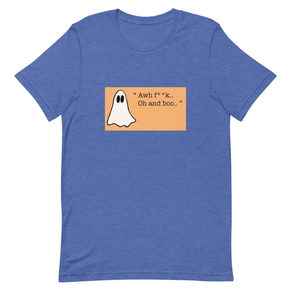 Our Ghost T-Shirt Design Scares Up a Good Laugh Short-sleeve unisex t-shirt - The Little Market Shop