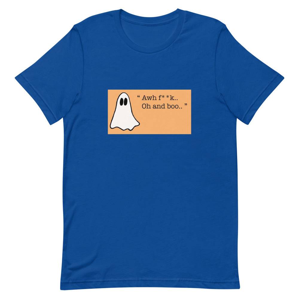 Our Ghost T-Shirt Design Scares Up a Good Laugh Short-sleeve unisex t-shirt - The Little Market Shop