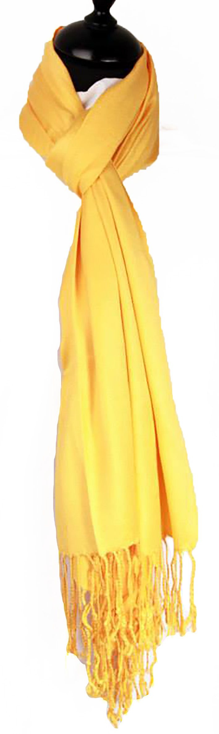 Yellow Cashmere Scarf - Warm Cashmere Shawl - Gift for Ladies Scarf Yellow - The Little Market Shop