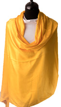 Load image into Gallery viewer, yellow cashmere shawl
